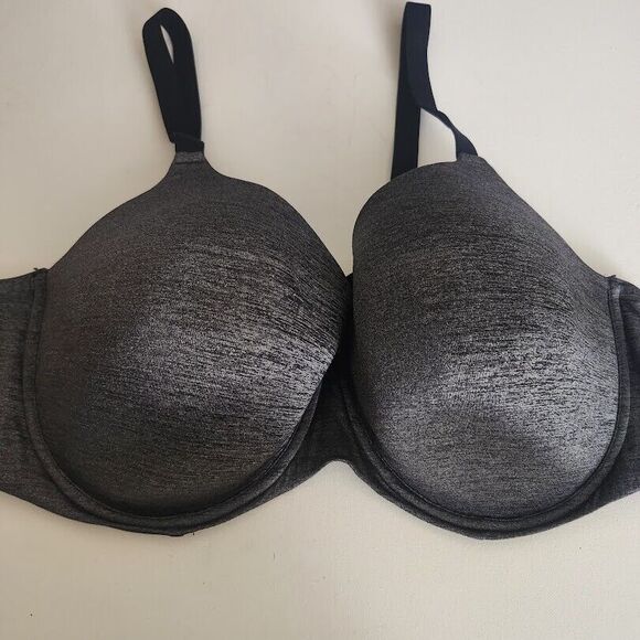 Adore Me Abellinaa Contour Bra Women's 46DD  Gray Underwire Full Coverage - Picture 2 of 6